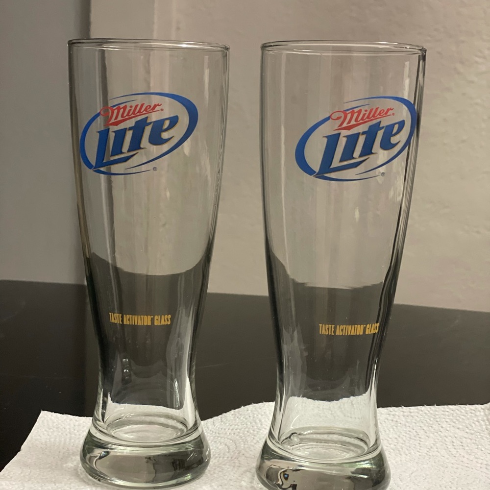 Miller beer glasses